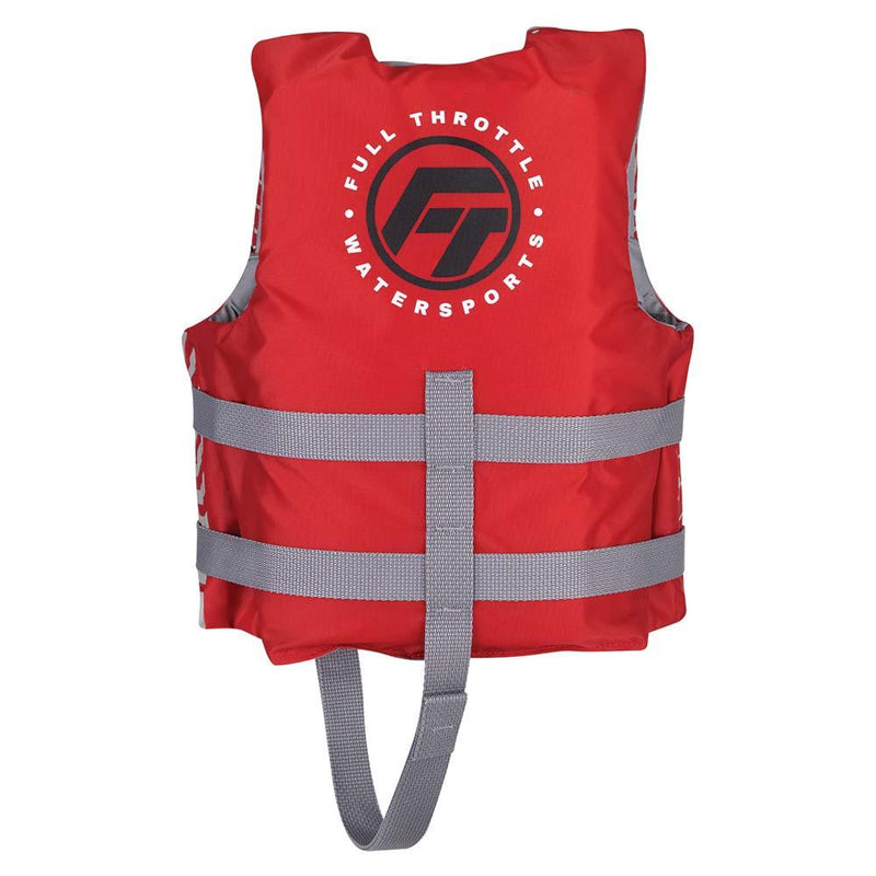 Full Throttle Child Nylon Life Jacket - Red [112200-100-001-22] - Essenbay Marine