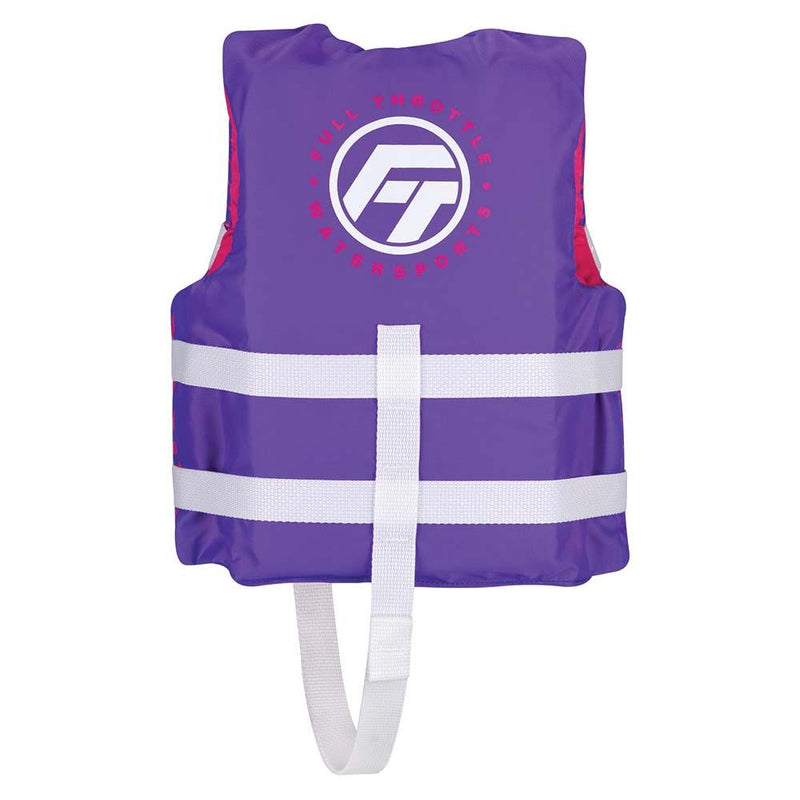 Full Throttle Child Nylon Life Jacket - Purple [112200-600-001-22] - Essenbay Marine
