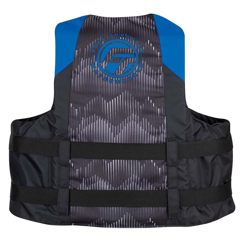 Full Throttle Adult Nylon Life Jacket - L/XL - Blue/Black [112200-500-050-22] - Essenbay Marine