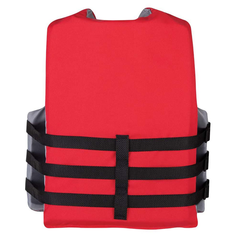 Full Throttle Adult Oversized Ski Life Jacket - Red [112000-100-005-22] - Essenbay Marine