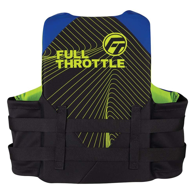 Full Throttle Adult Rapid-Dry Life Jacket - 2XL/4XL - Blue/Black [142100-500-080-22] - Essenbay Marine