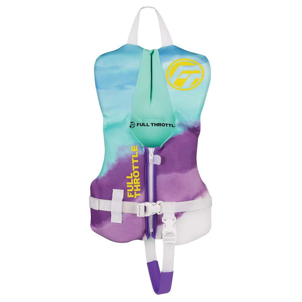 Full Throttle Infant Rapid-Dry Flex-Back Life Jacket - Aqua [142200-505-000-22] - Essenbay Marine