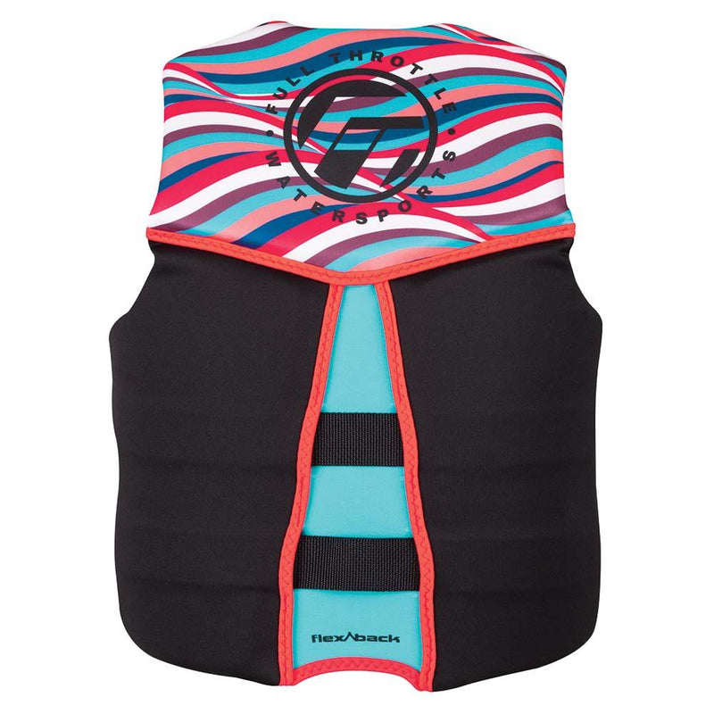 Full Throttle Womens Rapid-Dry Flex-Back Life Jacket - Womens S - Pink/Black [142500-105-820-22] - Essenbay Marine