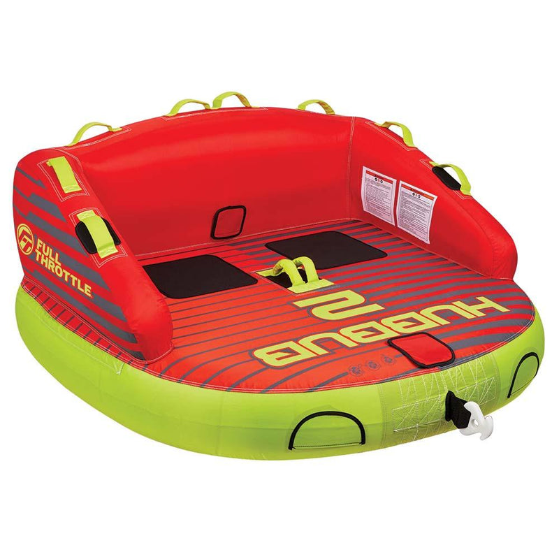 Full Throttle Hubbub 2 Towable Tube - 2 Rider - Red [303400-100-002-21] - Essenbay Marine