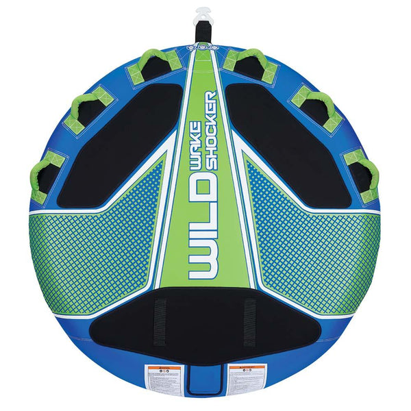 Full Throttle Wild Wake Shocker Towable Tube - 3 Rider - Blue [302400-500-003-21] - Essenbay Marine