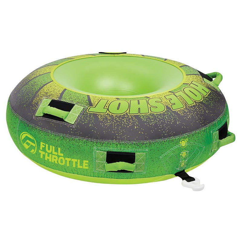 Full Throttle Hole Shot Towable Tube - 1 Rider - Green [302000-400-001-21] - Essenbay Marine