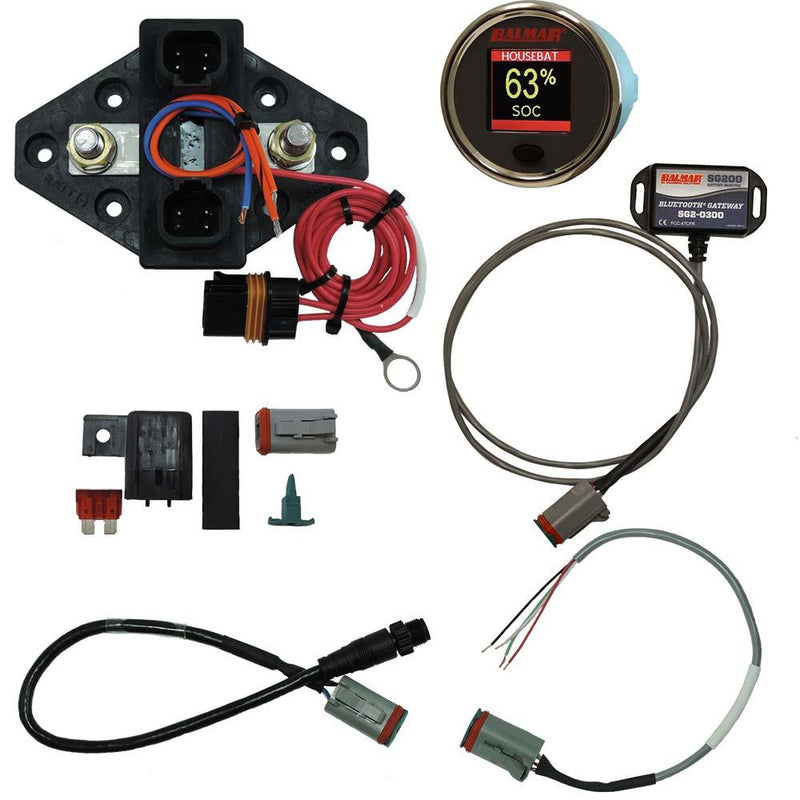 Balmar SG230 Battery Monitor Kit N2K BT Gateway Color Display 12-48VDC [SG230] - Essenbay Marine