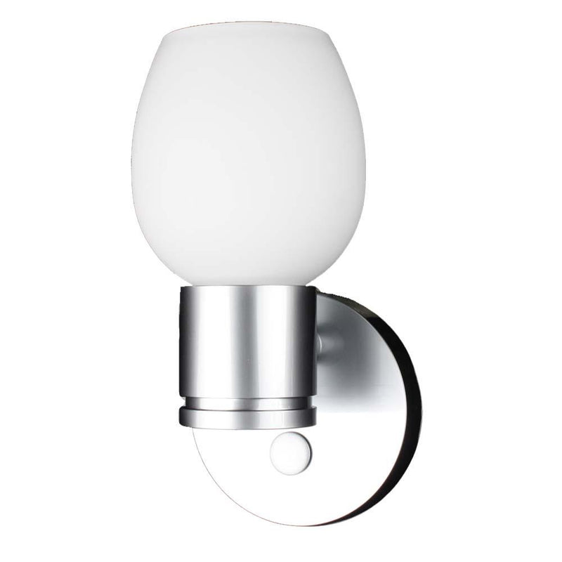 Lunasea LED Wall Light - Brushed Nickel - Tulip Glass [LLB-33OW-81-OT] - Essenbay Marine