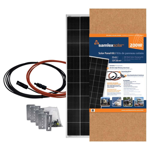 Samlex 200W Solar Panel Kit [SSP-200-KIT] - Essenbay Marine