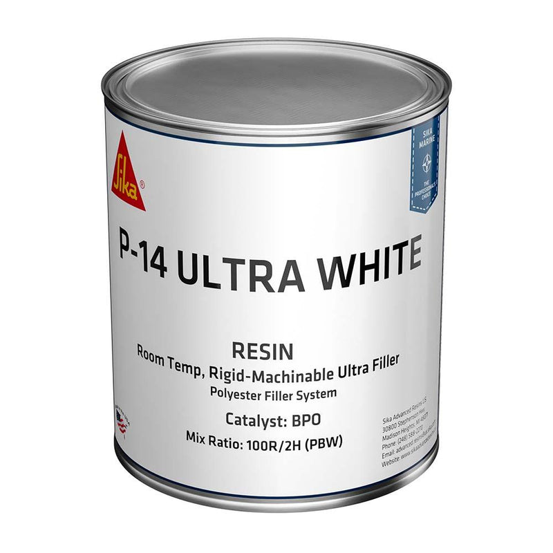 Sika SikaBiresin AP014 White Base Quart Can BPO Hardener Required [606127] - Essenbay Marine