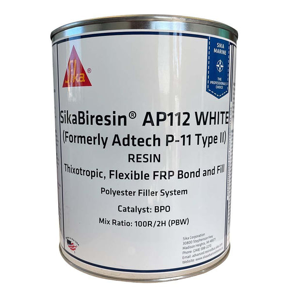 Sika SikaBiresin AP112 White Gallon BPO Hardener Required [606128] - Essenbay Marine