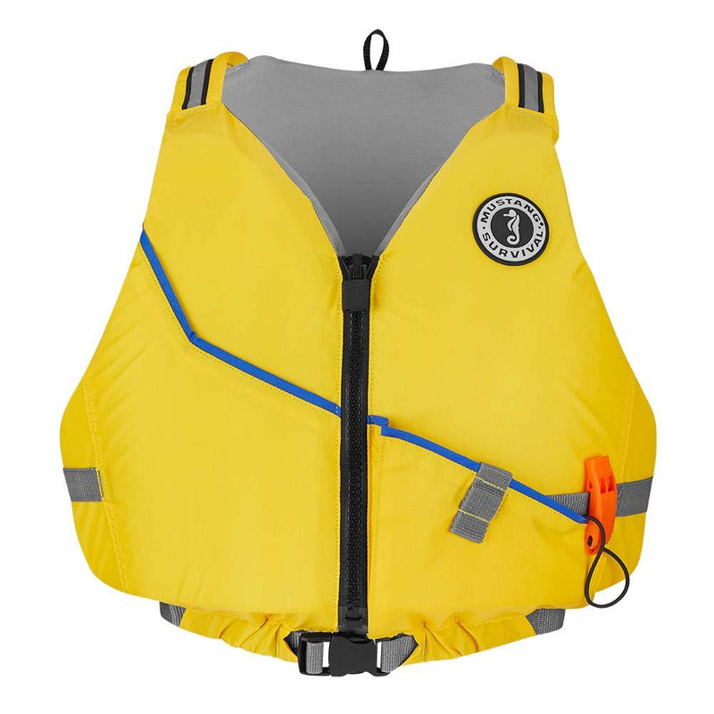 Mustang Journey Foam Vest - Yellow - XS/Small [MV7112-25-XS/S-216] - Essenbay Marine