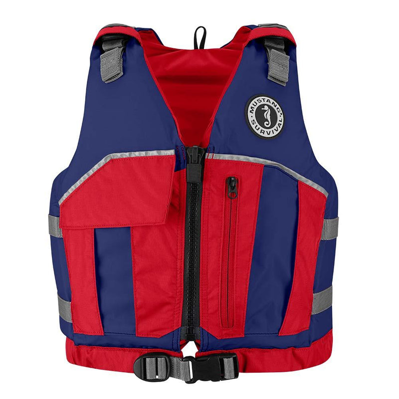 Mustang Youth Reflex Foam Vest - Navy Blue/Red [MV7030-80-0-216] - Essenbay Marine