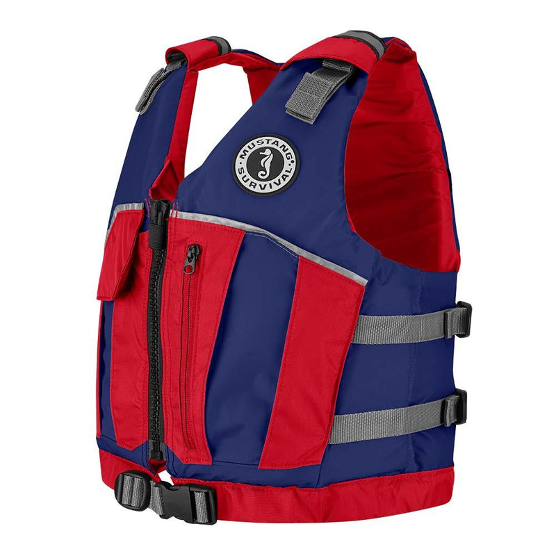 Mustang Youth Reflex Foam Vest - Navy Blue/Red [MV7030-80-0-216] - Essenbay Marine