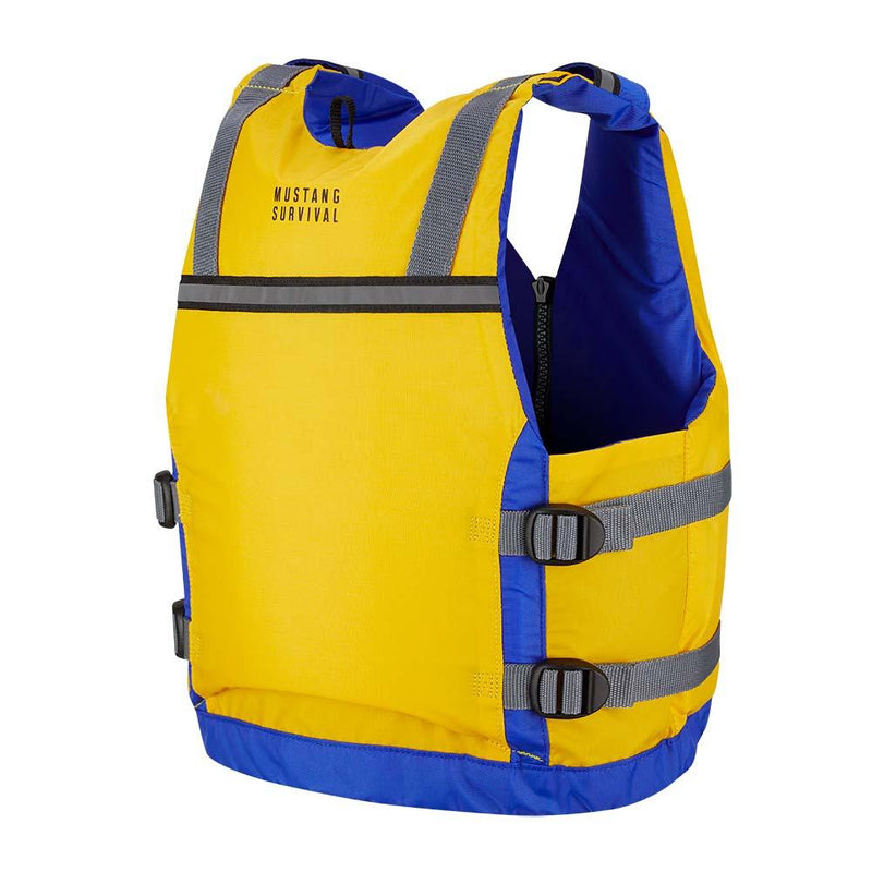 Mustang Youth Reflex Foam Vest - Yellow/Royal Blue [MV7030-220-0-216] - Essenbay Marine