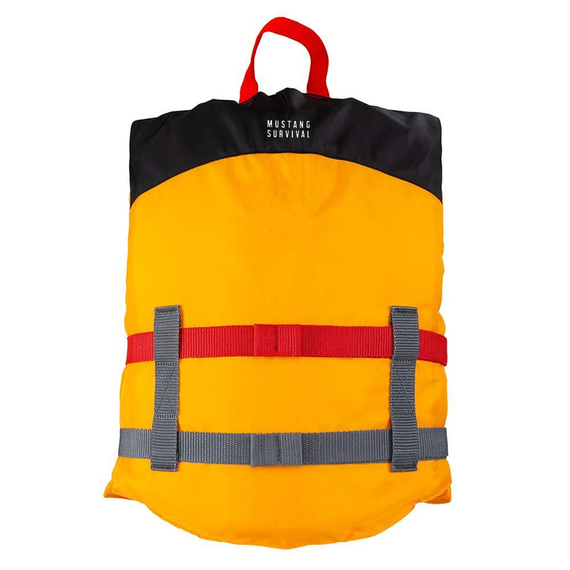 Mustang Youth Livery Foam Vest - Mango/Black [MV2300-203-0-253] - Essenbay Marine