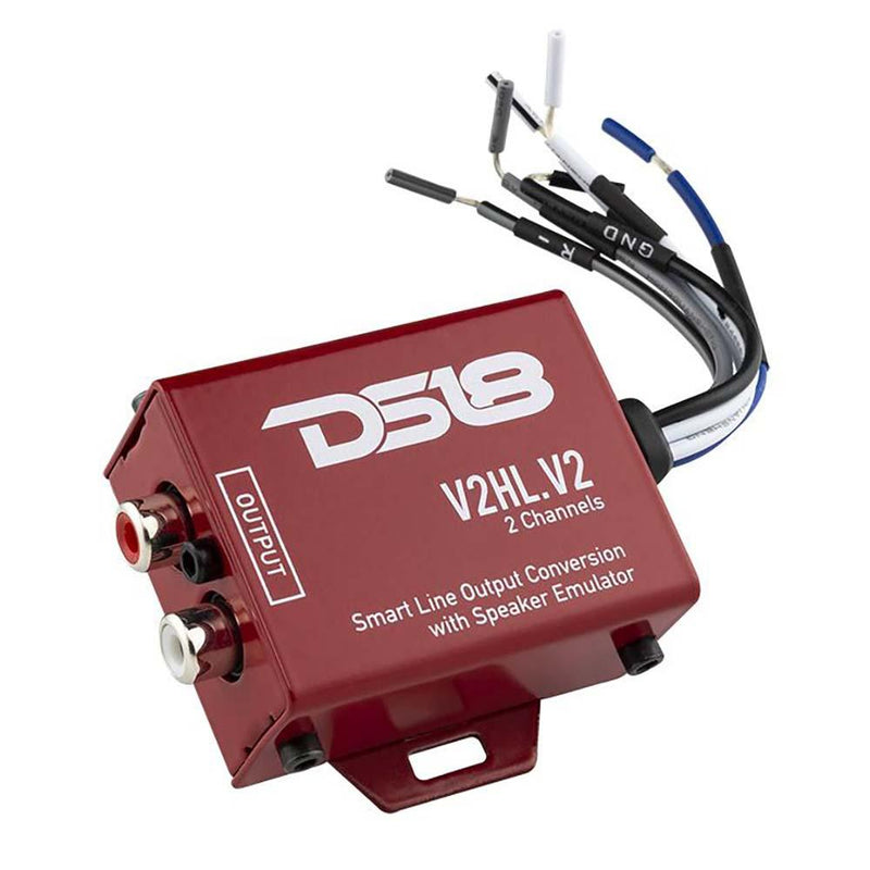 DS18 High to Low Converter - 2 Channel w/Speaker Emulator [V2HL.V2] - Essenbay Marine