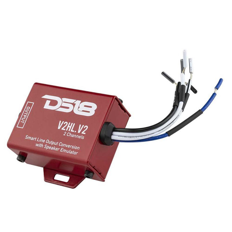 DS18 High to Low Converter - 2 Channel w/Speaker Emulator [V2HL.V2] - Essenbay Marine