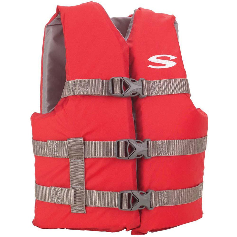 Stearns Youth Classic Vest Life Jacket - 50-90lbs - Red/Grey [2159436] - Essenbay Marine