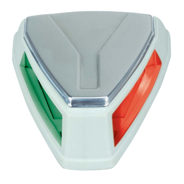 Perko 12V LED Bi-Color Navigation Light - White/Stainless Steel [0655001WHS] - Essenbay Marine