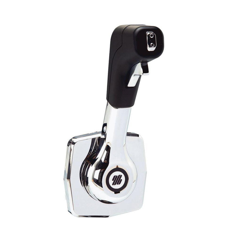 Uflex Single Lever Side Mount Control - Black/Chrome [B310B] - Essenbay Marine