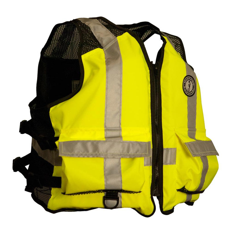 Mustang High Visibility Industrial Mesh Vest - XL/Large [MV1254T3-239-L/XL-216] - Essenbay Marine