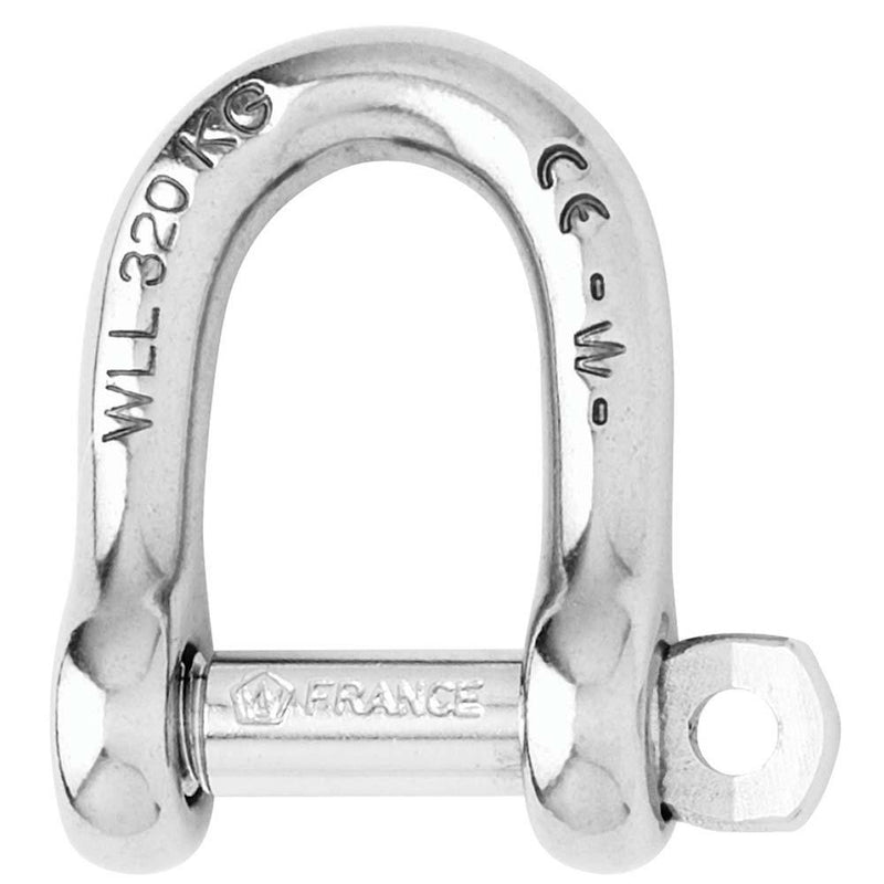 Wichard Self-Locking D Shackle - Diameter 8mm - 5/16" [01204] - Essenbay Marine