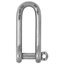 Wichard Captive Pin Long D Shackle - Diameter 6mm - 1/4" [01413] - Essenbay Marine