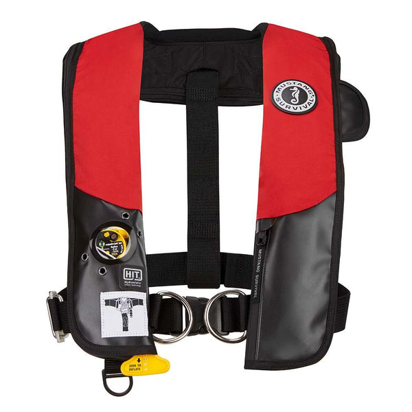 Mustang HIT Hydrostatic Inflatable PFD w/Sailing Harness - Red/Black - Automatic/Manual [MD318402-123-0-202] - Essenbay Marine