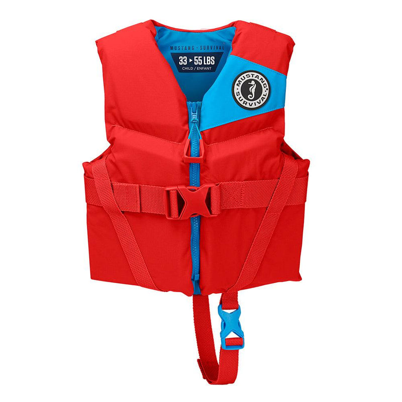 Mustang Child REV Foam Vest - Red [MV3565-277-0-206] - Essenbay Marine