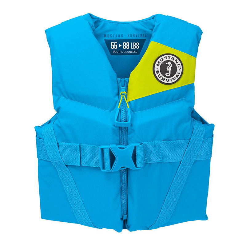 Mustang Youth REV Foam Vest - Blue [MV3570-268-0-206] - Essenbay Marine