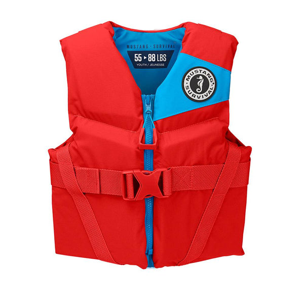 Mustang Youth REV Foam Vest - Red [MV3570-277-0-206] - Essenbay Marine