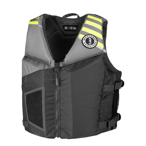 Mustang Young Adult REV Foam Vest - Grey/Yellow [MV3600-270-0-206] - Essenbay Marine