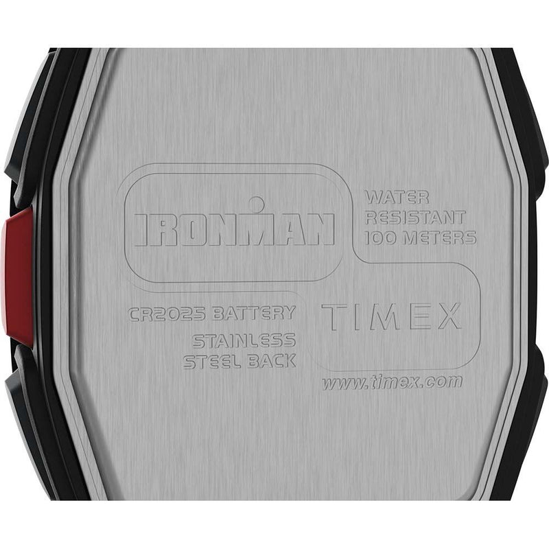Timex IRONMAN T300 Silicone Strap Watch - Black/Red [TW5M47500] - Essenbay Marine