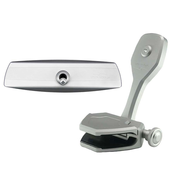 PTM Edge Mirror/Bracket Kit w/VR-140 Elite Mirror  ZXR-361 (Silver) [P12848-1361TEBCL] - Essenbay Marine