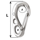 Wichard 3" HR Safety Snap Hook - 75mm [02381] - Essenbay Marine