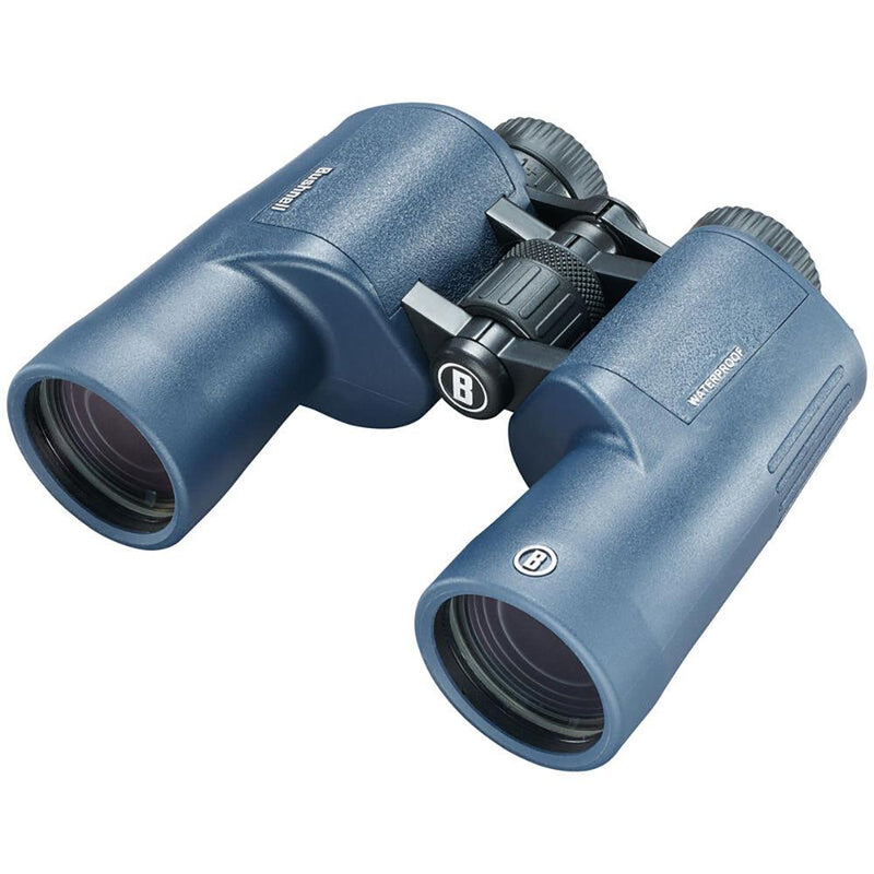 Bushnell 7x50mm H2O Binocular - Dark Blue Porro WP/FP Twist Up Eyecups [157050R] - Essenbay Marine
