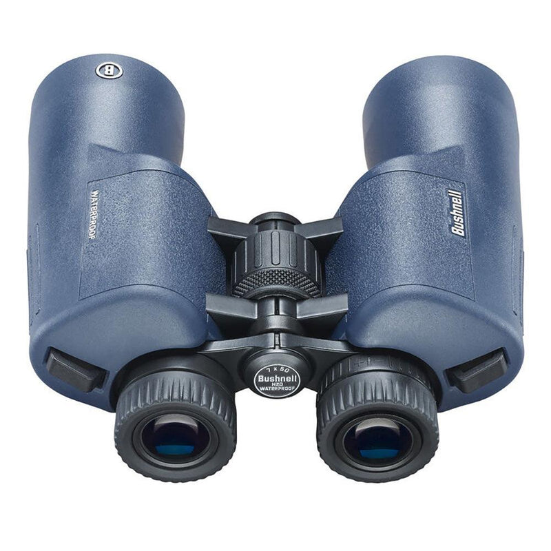Bushnell 7x50mm H2O Binocular - Dark Blue Porro WP/FP Twist Up Eyecups [157050R] - Essenbay Marine