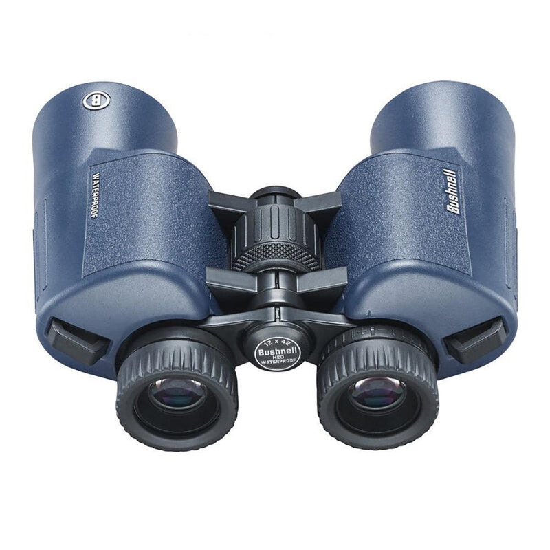 Bushnell 8x42mm H2O Binocular - Dark Blue Porro WP/FP Twist Up Eyecups [134218R] - Essenbay Marine