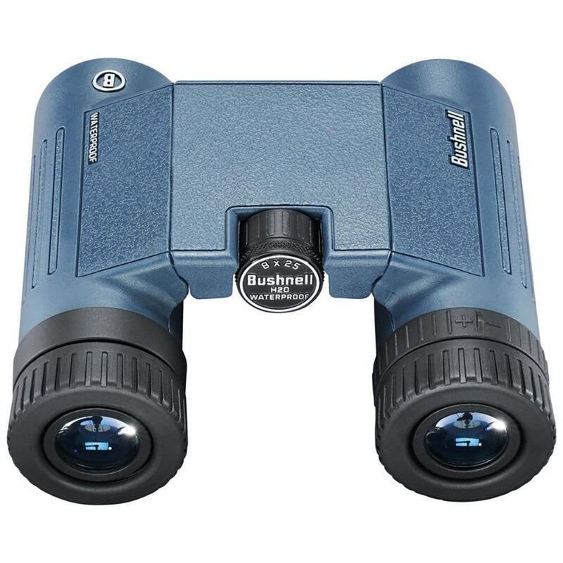 Bushnell 8x25mm H2O Binocular - Dark Blue Roof WP/FP Twist Up Eyecups [138005R] - Essenbay Marine