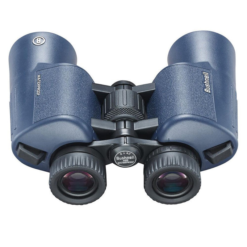 Bushnell 10x42mm H2O Binocular - Dark Blue Porro WP/FP Twist Up Eyecups [134211R] - Essenbay Marine