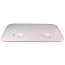Beckson 14" x 24" Flush Hatch White - ASA Material - Acrylonitrile Styrene Acrylate [HT1424AW] - Essenbay Marine