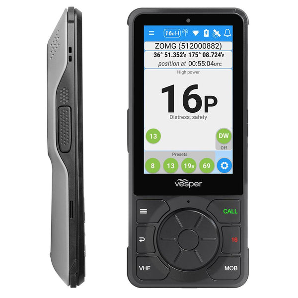 Vesper Cortex H1P Portable/Wireless/Rechargeable Handset w/Charging Cradle [010-02816-10] - Essenbay Marine