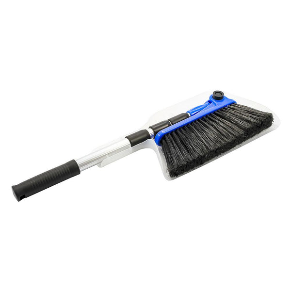 Camco RV Broom  Dustpan - Bilingual [43623] - Essenbay Marine