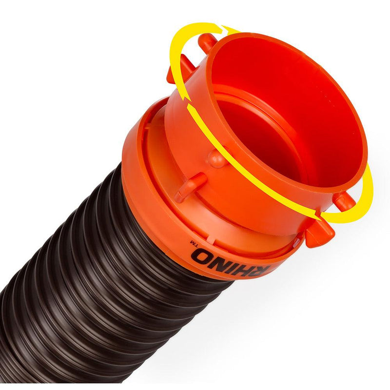 Camco RhinoFLEX 10 Sewer Hose Extension w/Swivel Bayonet  Lug [39764] - Essenbay Marine