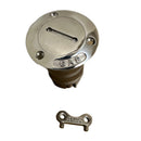 Marine Hardware 2" Stainless Steel Gas Deck Fill w/ Key & Chain SSDF66394 - Essenbay Marine