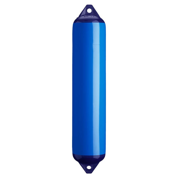 Polyform F-4 Twin Eye Fender 8.5" x 40.5" - Blue [F-4-BLUE] - Essenbay Marine