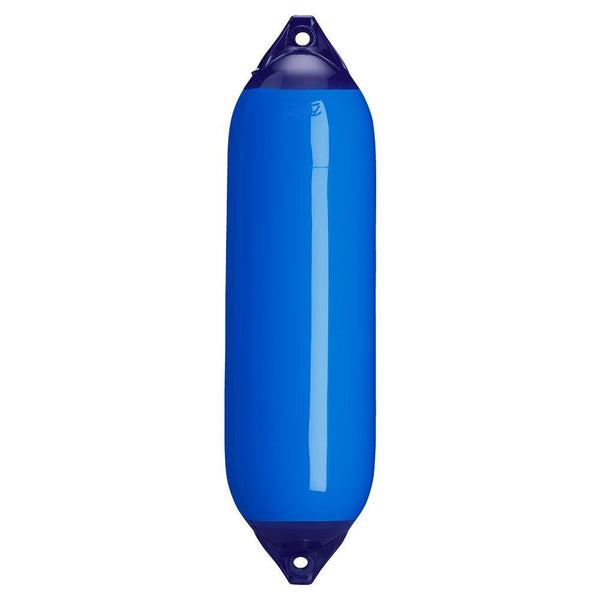 Polyform F-6 Twin Eye Fender 11" x 42" - Blue [F-6-BLUE] - Essenbay Marine