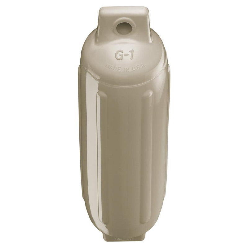 Polyform G-1 Twin Eye Fender 3.5" x 12.8" - Sand [G-1-SANDWO] - Essenbay Marine