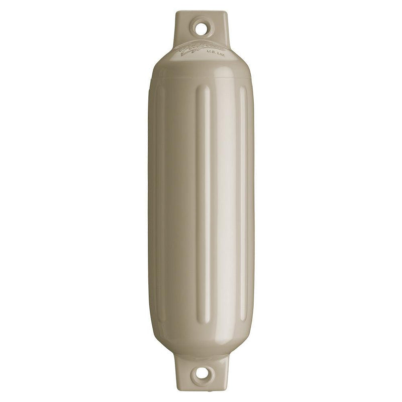 Polyform G-2 Twin Eye Fender 4.5" x 15.5" - Sand [G-2-SANDWO] - Essenbay Marine